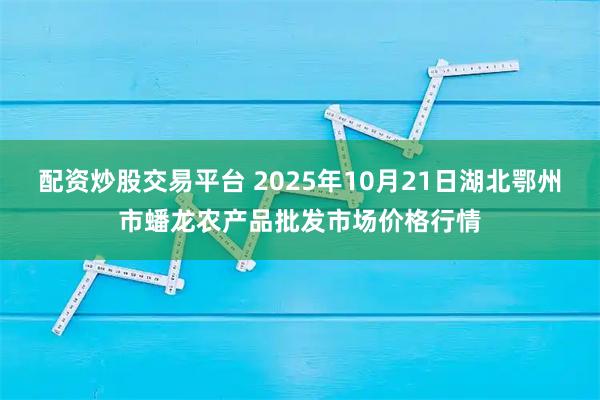 配资炒股交易平台 2025年10月21日湖北鄂州市蟠龙农产品批发市场价格行情